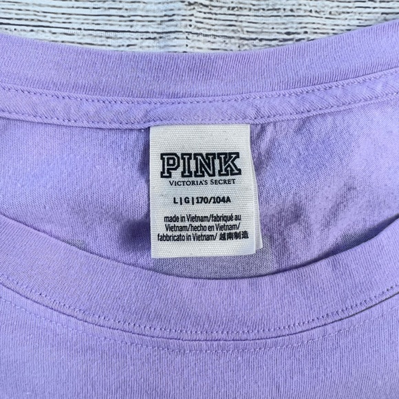 Victoria’s Secret 2 for 1 Bundle PINK Long Sleeve Crop and Tie Dye PINK Tee 💗 - Picture 7 of 8